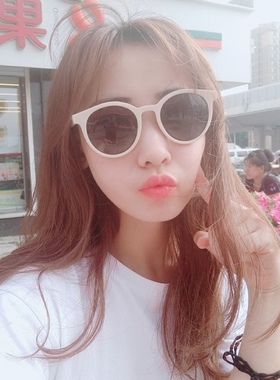 网红白色框有带度数新款街拍墨镜