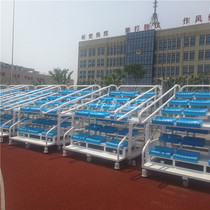 Stadium Trackfield Ground Floor Seats Retractable finish Referee Bench end Timing Desk 27 seats movable