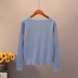Áo len mới mùa thu ngắn cardigan nữ cổ chữ V màu áo len hoang dã đơn giản áo len dài tay đơn giản - Đan Cardigan áo len cổ cao Đan Cardigan