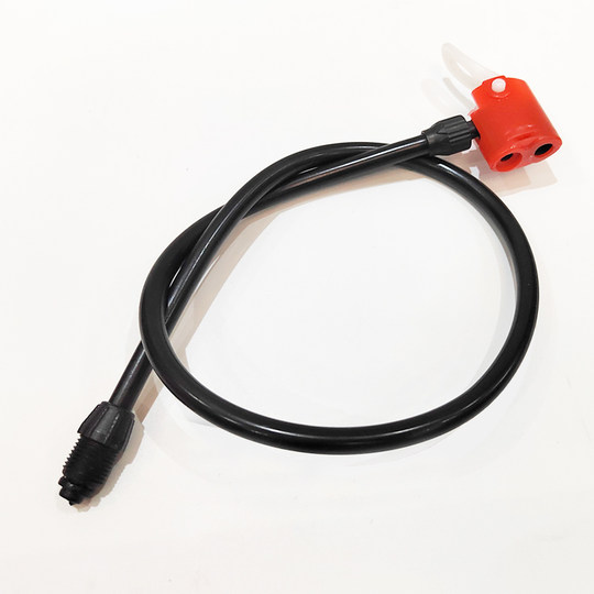 通用打气筒配件气嘴充气头气带多用英嘴美嘴转换头气管自换嘴夹子