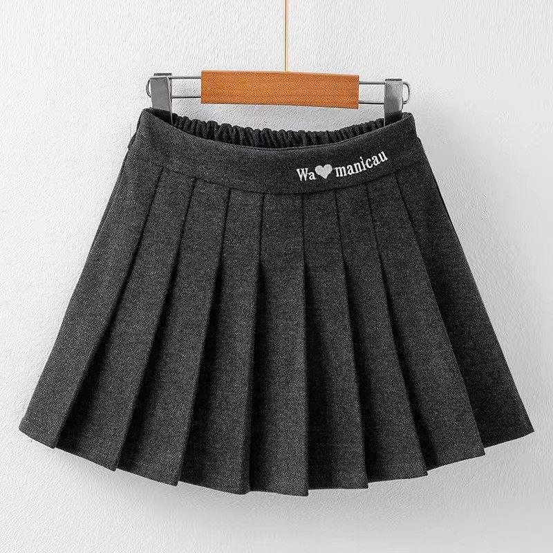 女童百褶裙短裙2025春秋装新款韩版儿童学院风女孩毛呢半身裙秋装,淘宝优惠券,粉丝福利购,淘宝优惠卷
