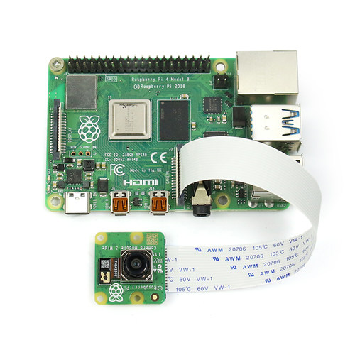 树莓派摄像头官方原装Camera Module 3 Wide 1200W像素 自动调焦 - 图2