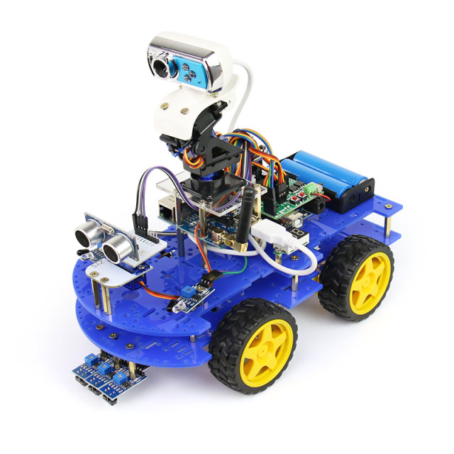 Wifi ultrasonic obstacle avoidance programmable smart car