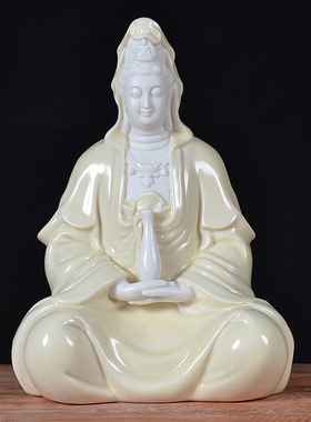 陶瓷器观音菩萨家居客厅佛像摆件