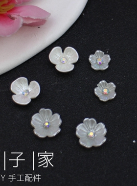 树脂手工白色装饰配件