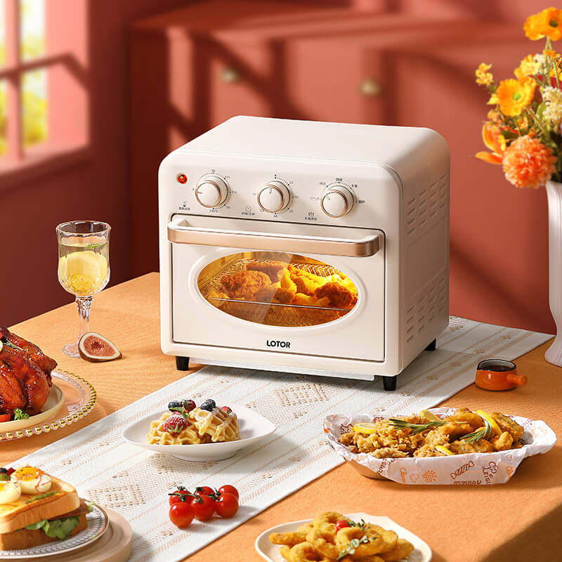 小浣熊家用小型空气炸锅烘焙一体机 小浣熊海马电烤箱