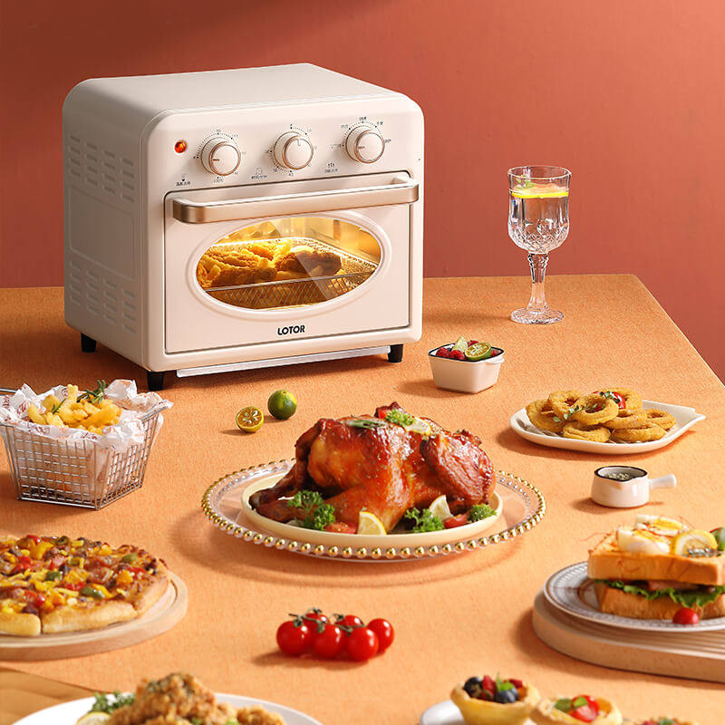 小浣熊家用小型空气炸锅烘焙一体机 小浣熊海马电烤箱