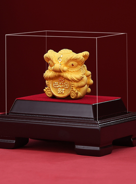 国潮醒狮狮头摆件电视柜客厅玄关装饰乔迁新居礼物店铺开业高档