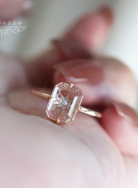 回馈款 冰雪美人 日系A家同款天然白水晶项链s925银镀金礼物女