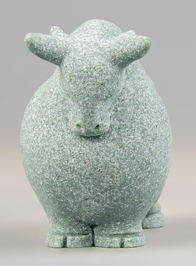 逗兽记青砂石摆件国潮桌面茶宠