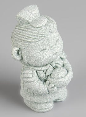 逗兽记青砂石摆件国潮桌面茶宠