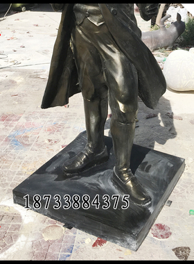 玻璃钢拉小提琴校园文化仿铜现货