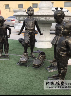 古代清朝人物商业街民俗小品雕塑