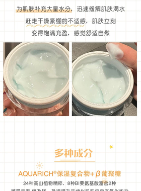 院装SwissLine施维兰活力水润冰沙面霜干皮保湿修护屏障250ml