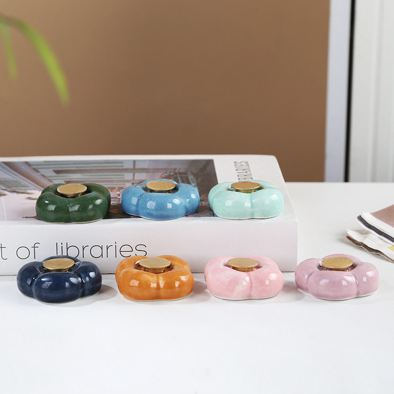 陶瓷小花朵托盘创意转转底座加轴承yoyo酱系列配件转转乐桌面摆件,淘宝优惠券,粉丝福利购,淘宝优惠卷