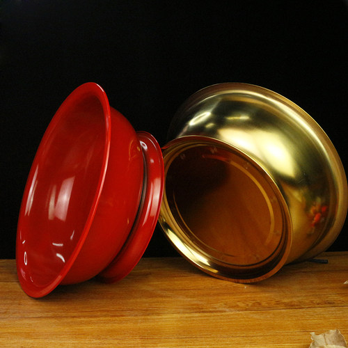 化宝盆烧纸盆火盆金属烧金盆拜神烧经盆聚宝盆家用烧纸桶焚烧盆 - 图1