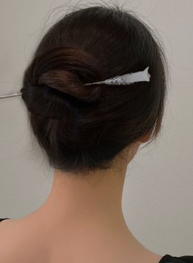 木兰花发簪女夏古风汉服清冷