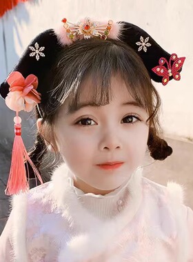 宫廷风小格格发箍女童发卡头箍