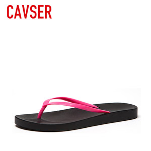 CAVSER2020夏季时尚欧美女式夹脚人字拖鞋平底凉拖鞋情侣沙滩鞋独