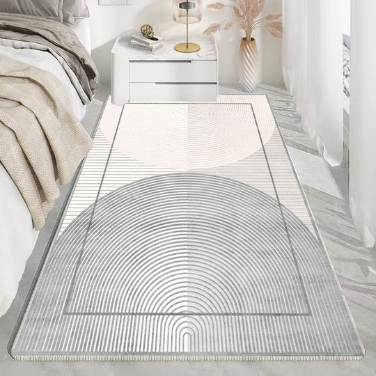 Internet celebrity carpet bedroom bedside blanket household bay window mat girl room balcony mat living room floor mat can be cut