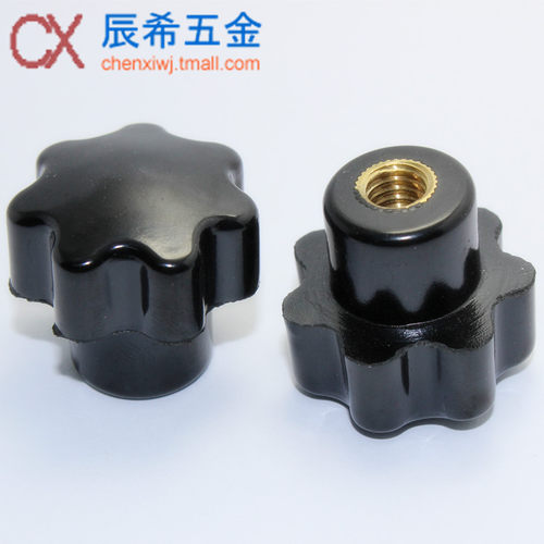 星型把手星形手拧螺母七星梅花螺母胶木M4 M5 M6 M8 M10 M12 M16 - 图0