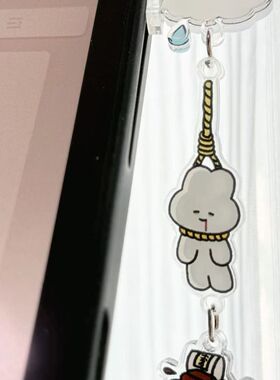 小红书热销一丢丢studio打工人牛马系列电脑侧面摇摇乐打工人