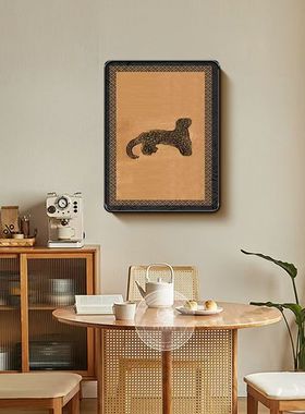 葫芦桌面摆画中古风福禄挂画客厅电视柜装饰画乔迁新居斗柜小摆台