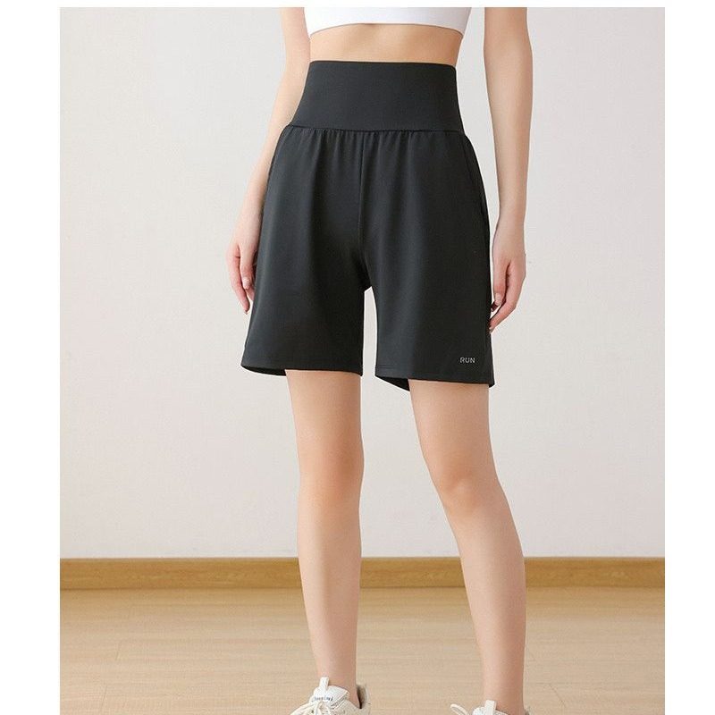 运动中短裤女夏季新款四分健身瑜伽裤宽松休闲跑步速干裤后腰口袋,淘宝优惠券,粉丝福利购,淘宝优惠卷
