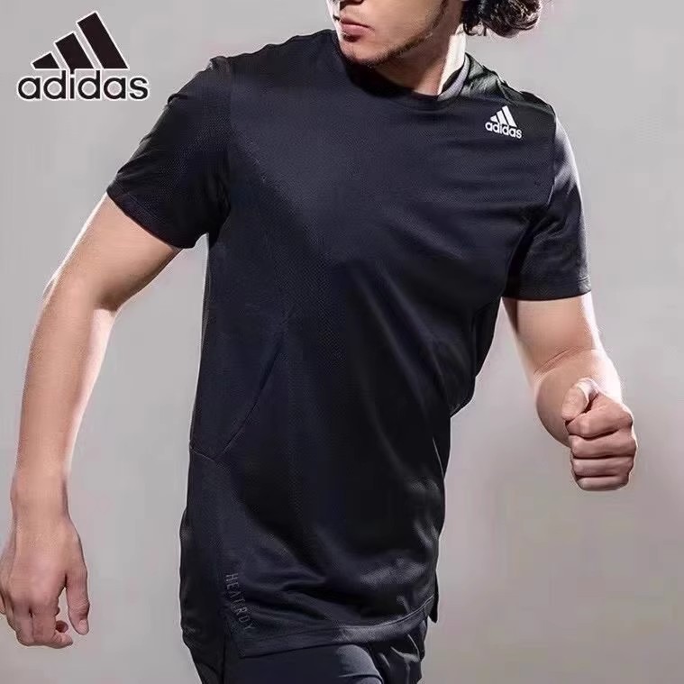 正品Adidas阿迪达斯短袖男秋季运动服健身训练透气速干T恤GL7305 - 图1