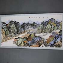 Hot Sell Imitation Ancient New Pint Banner Painting Collection Already Mounted Living-room Office Decorated Jiangshan Brocade Embroidered Fjord Tutu