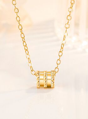 短款森系防过敏可调节饰品十字链