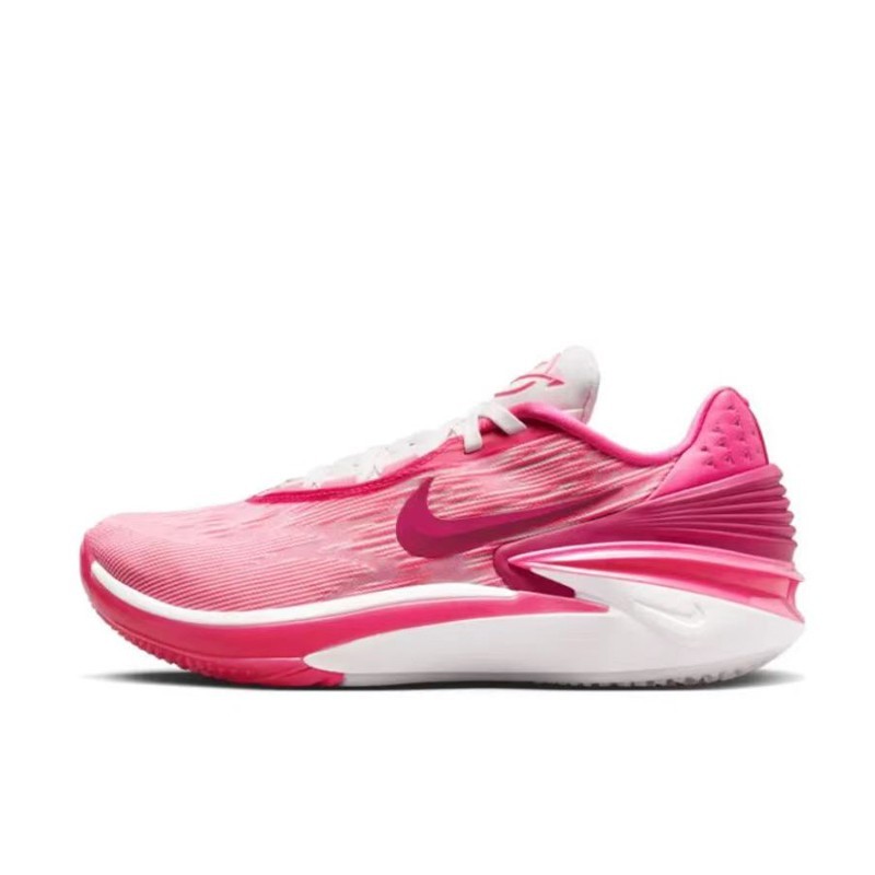 上尚JJ Nike Air Zoom GT 2 Cut 2 粉白低帮篮球鞋 DJ6013-604 - 图3