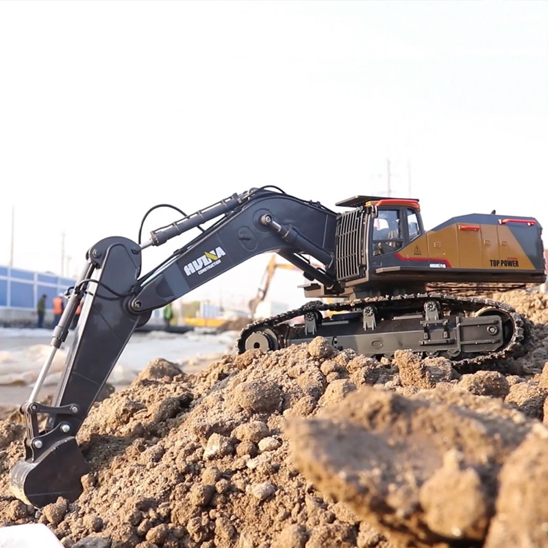 汇纳22通道超大号遥控合金挖掘机电动儿童挖土仿真工程玩具车592,淘宝优惠券,粉丝福利购,淘宝优惠卷