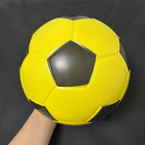 20厘米实心海绵软式足球室内幼儿园儿童玩具拍拍球免充气4号球 - 图1