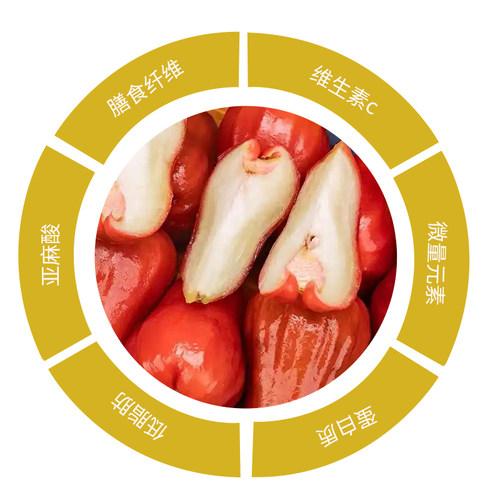 海南黑金刚莲雾大果（下单斤）特大果（下单KG）新鲜树上熟现摘 - 图1