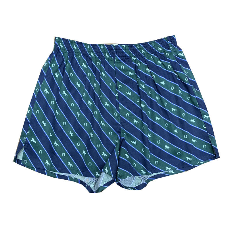 日本原单阿罗裤格子短裤男士全棉宽松大码平角裤内裤家居裤一片式,淘宝优惠券,粉丝福利购,淘宝优惠卷