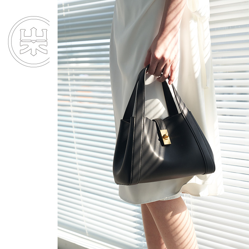 山水集包2022新款小众原创菜篮子 山水集女士包袋