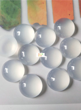 diy18mm半圆形树脂仿猫眼戒面