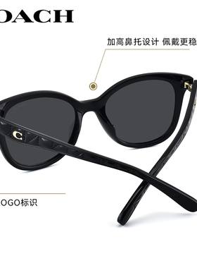 COACH蔻驰墨镜女士新款时尚潮流高级感男太阳眼镜遮阳防晒镜8419U
