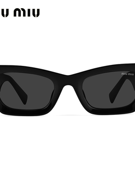 MIUMIU缪缪墨镜女士金属LOGO太阳眼镜明星同款旗舰店正品SMU09WS