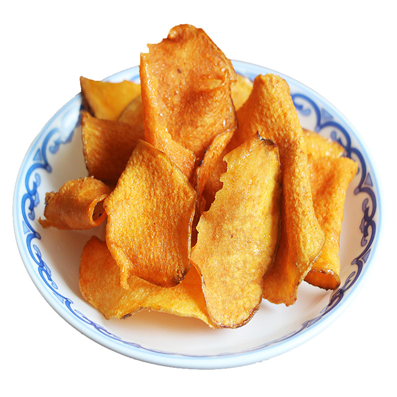 香脆红薯片250g*2包碳烤地瓜干片番薯干农家自制芝麻非油炸条零食