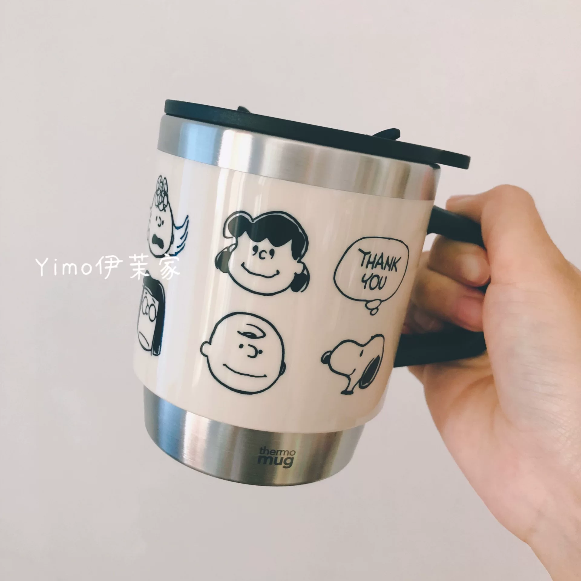 Захоленый японский Yimojia купленный PEANUTS SNOOPY Snoopy Snoopy термос-стакан с изоляцией для кофе