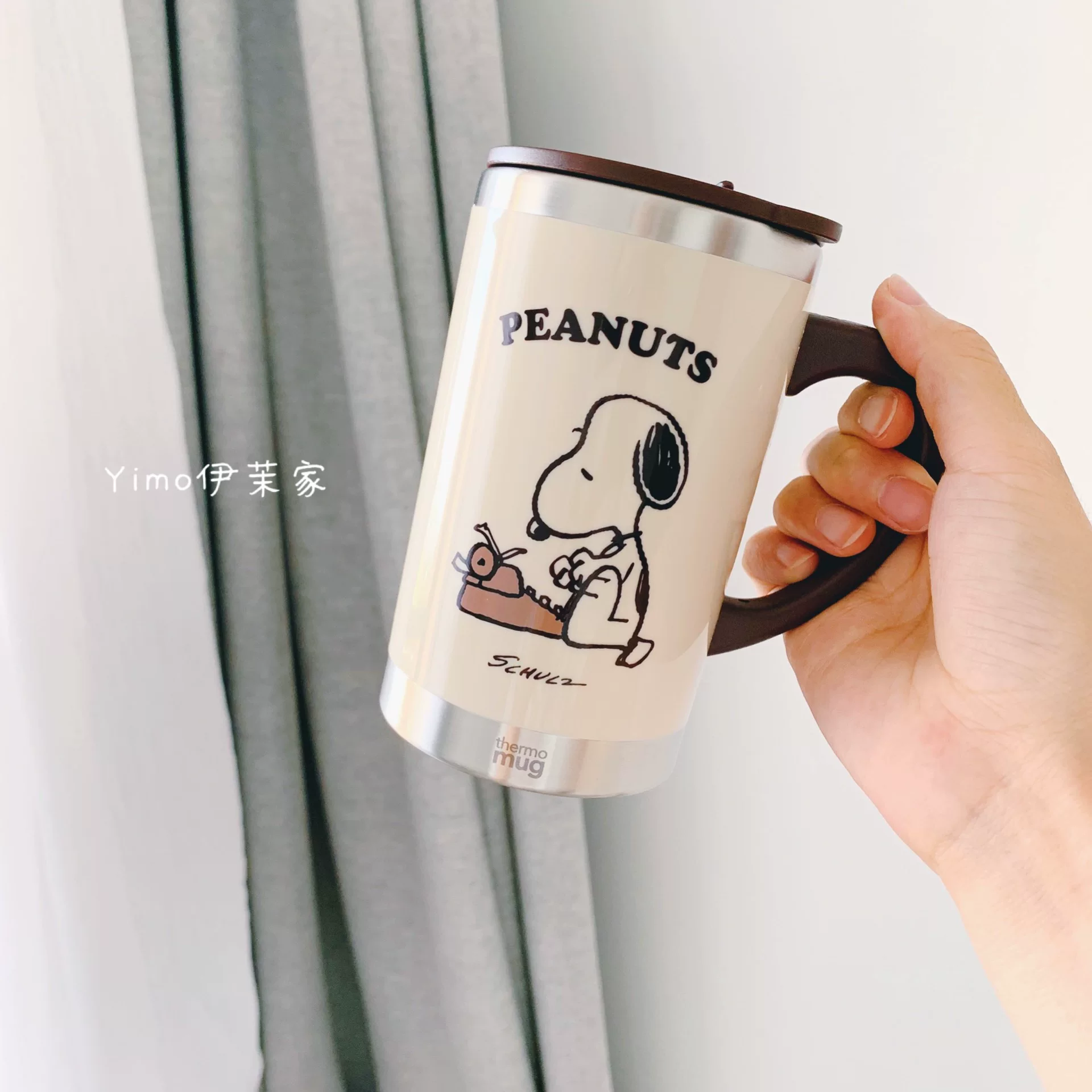 Захоленый японский Yimojia купленный PEANUTS SNOOPY Snoopy Snoopy термос-стакан с изоляцией для кофе