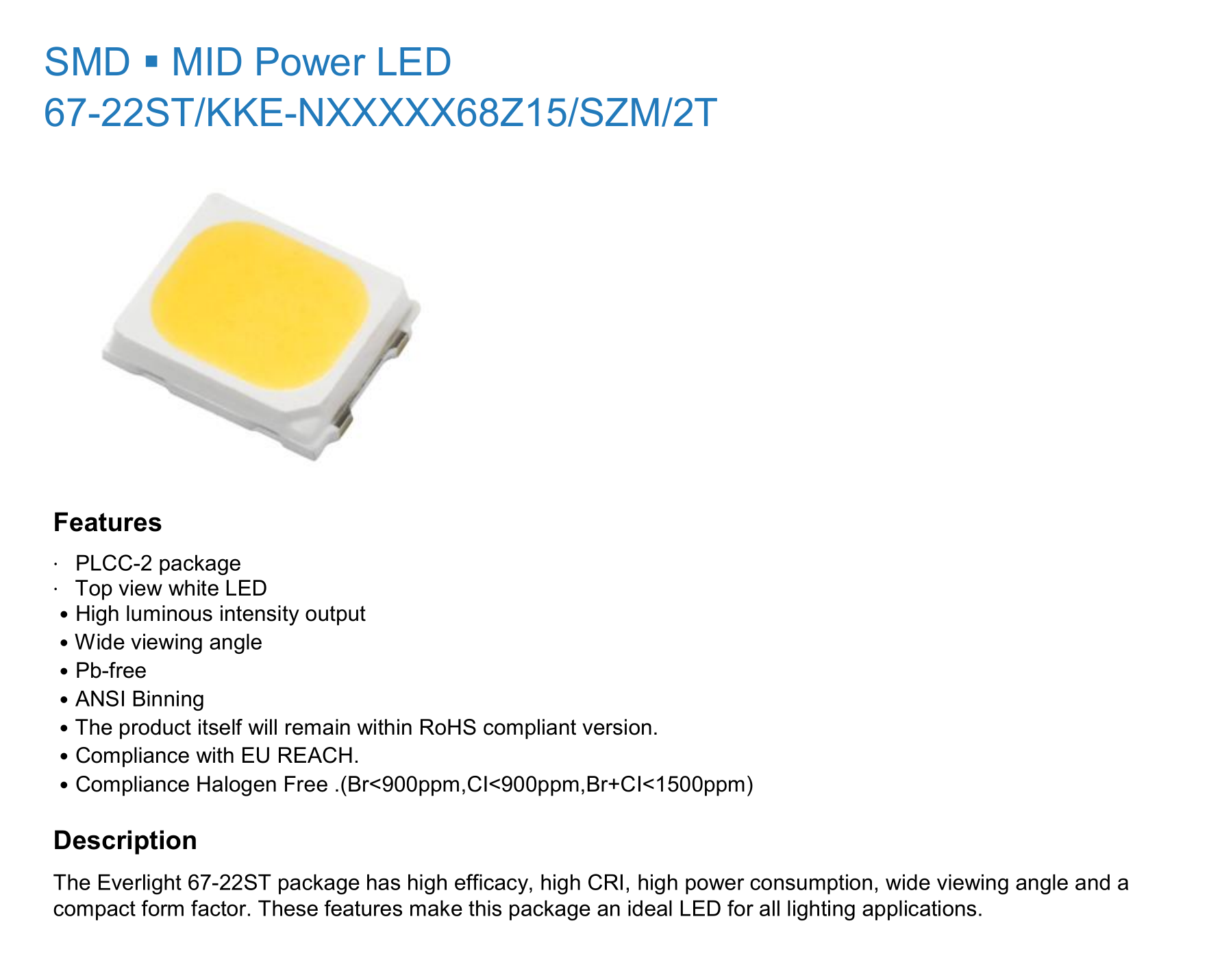 进口亿光 2835贴片LED灯珠 1W6V6500K正白光球泡灯吸顶灯芯高亮度 - 图2