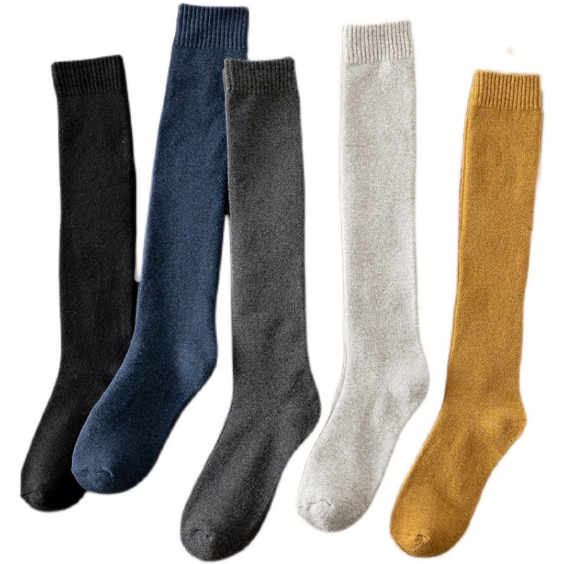 中老年人长筒袜女士加绒加厚长袜子男士冬季高筒小腿袜毛圈插秧,淘宝优惠券,粉丝福利购,淘宝优惠卷