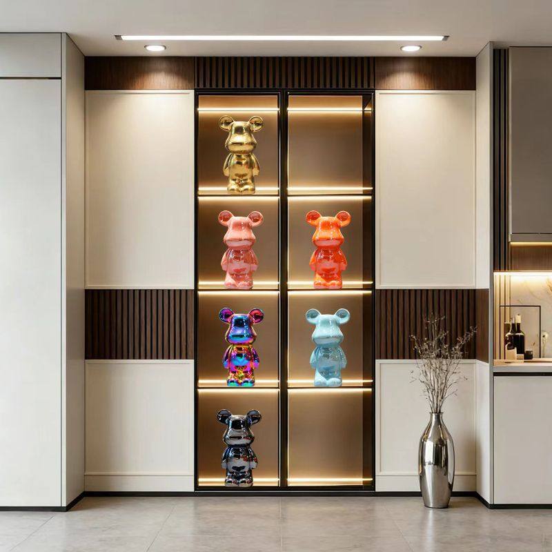 客厅酒柜摆件暴力熊轻奢高档鞋柜装饰品办公室桌面电视餐边柜摆件,淘宝优惠券,粉丝福利购,淘宝优惠卷