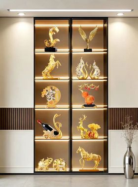 中国风高档博古架书柜摆件