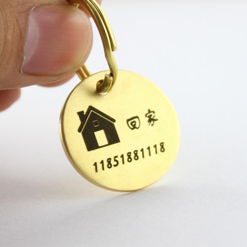 PETCARE黄铜宠物防丢牌猫牌狗牌小宠牌泰迪吉娃娃牌全国包邮 - 图2