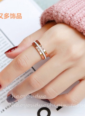 三生三世食指指环钛钢个性