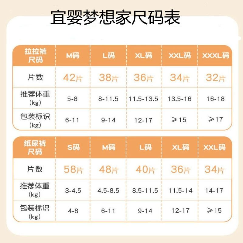 宜婴新梦想家纸尿裤一体裤超薄透气婴儿男女通用尿不湿拉拉裤,淘宝优惠券,粉丝福利购,淘宝优惠卷